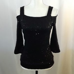 INC International Concepts Cold Shoulder Top